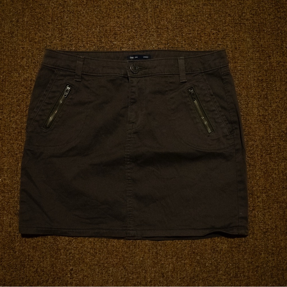 GAP Dark Brown Mini Skirt
